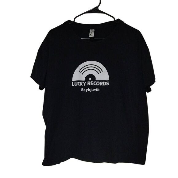 Vintage Lucky Records Reykjavik T-shirt XL - Picture 3 of 9